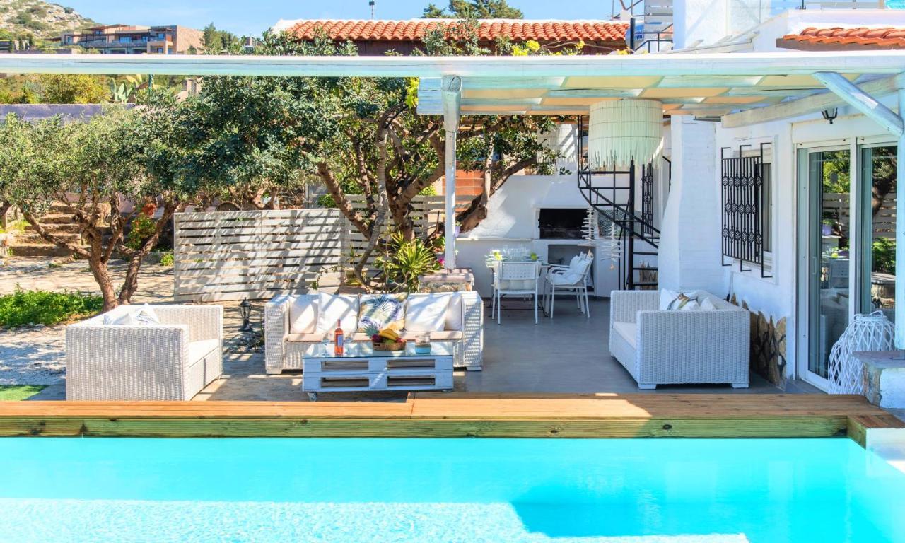 Cretan Lodge Heated Pool Ágios Nikólaos Exteriér fotografie