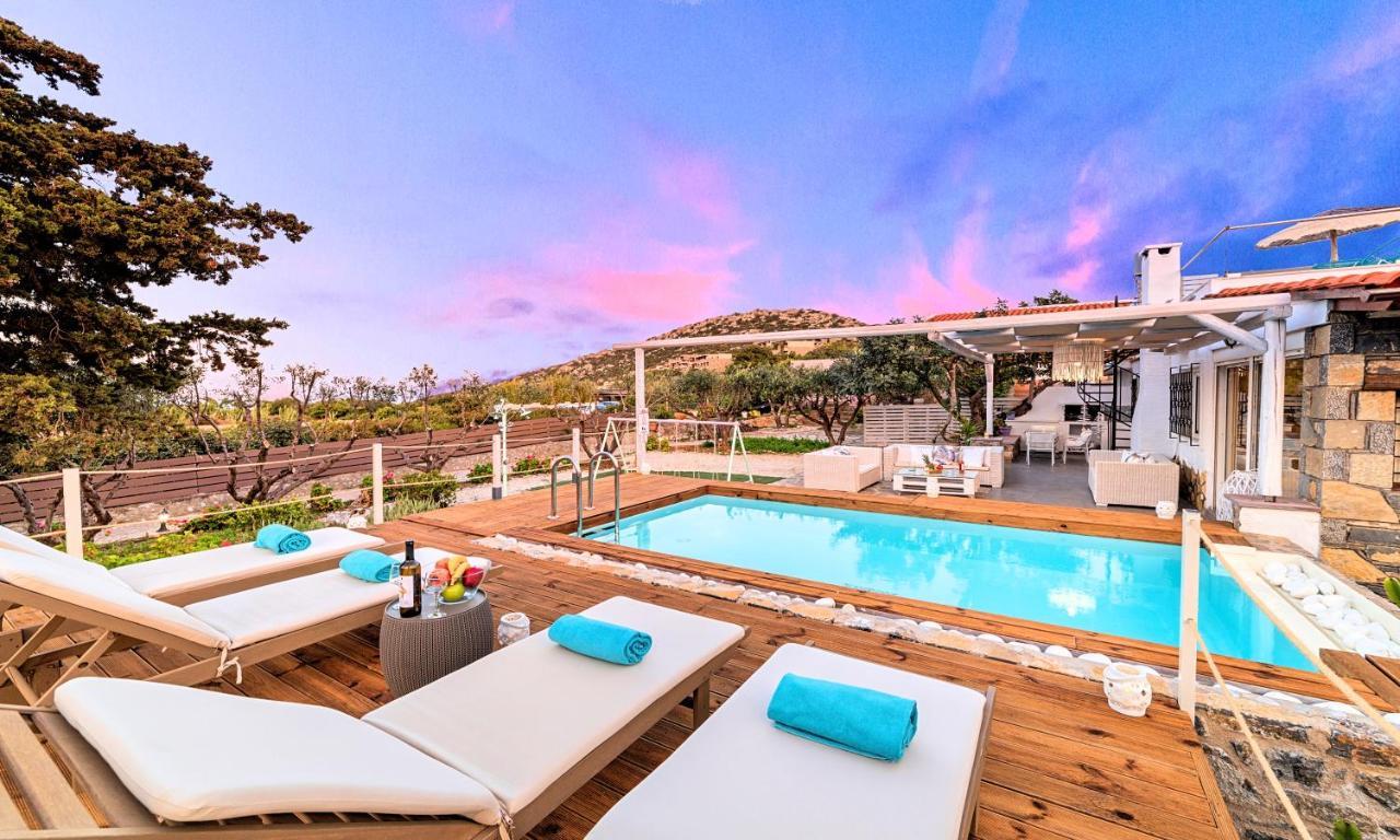 Cretan Lodge Heated Pool Ágios Nikólaos Exteriér fotografie