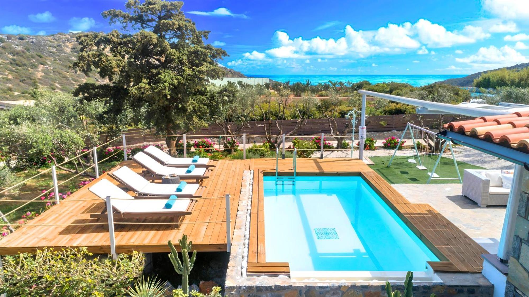 Cretan Lodge Heated Pool Ágios Nikólaos Exteriér fotografie