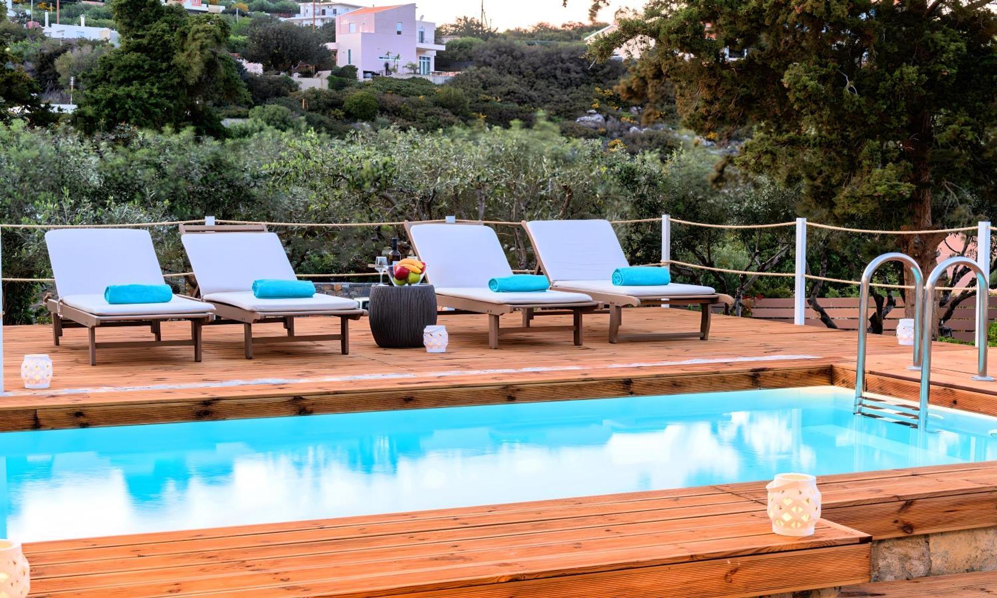 Cretan Lodge Heated Pool Ágios Nikólaos Exteriér fotografie