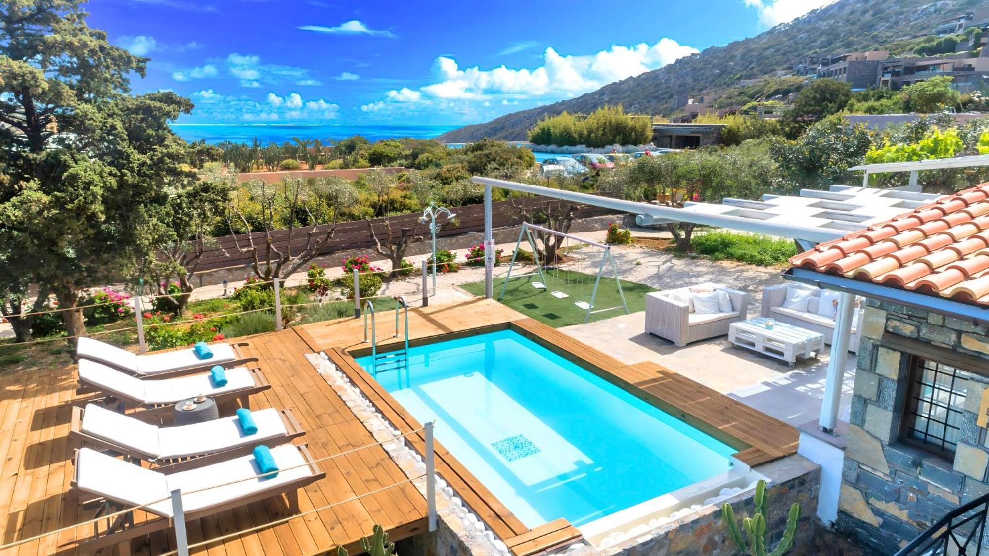 Cretan Lodge Heated Pool Ágios Nikólaos Exteriér fotografie