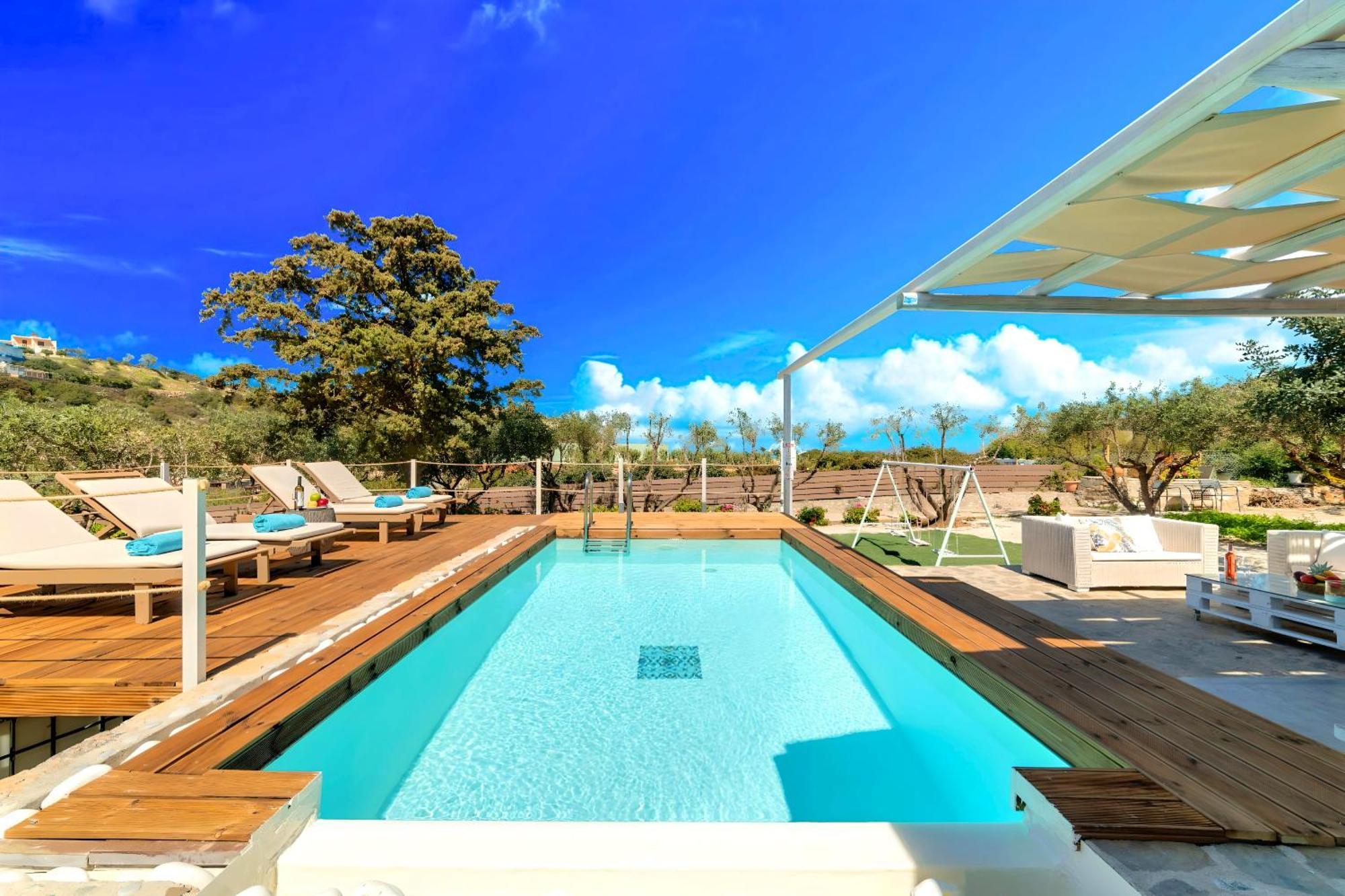 Cretan Lodge Heated Pool Ágios Nikólaos Exteriér fotografie