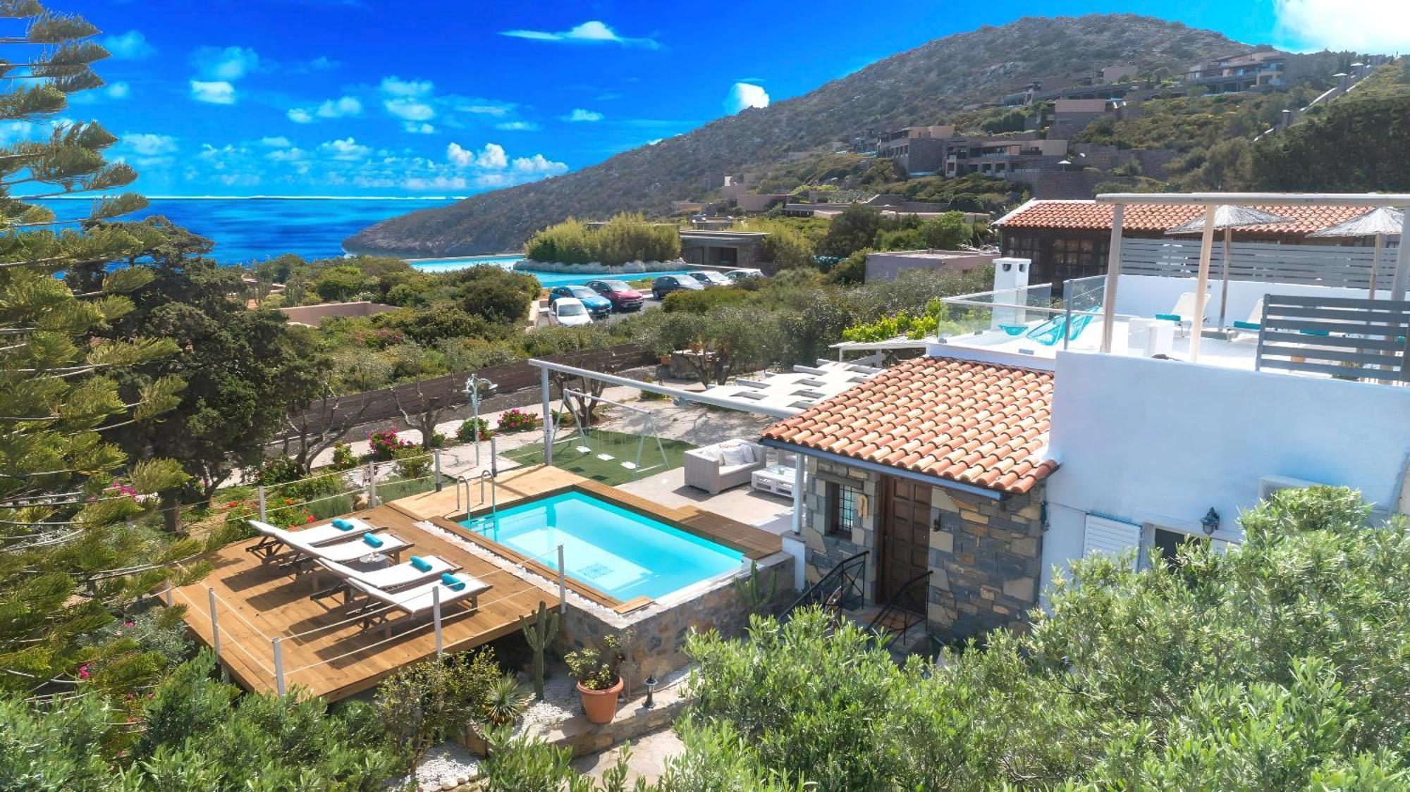 Cretan Lodge Heated Pool Ágios Nikólaos Exteriér fotografie