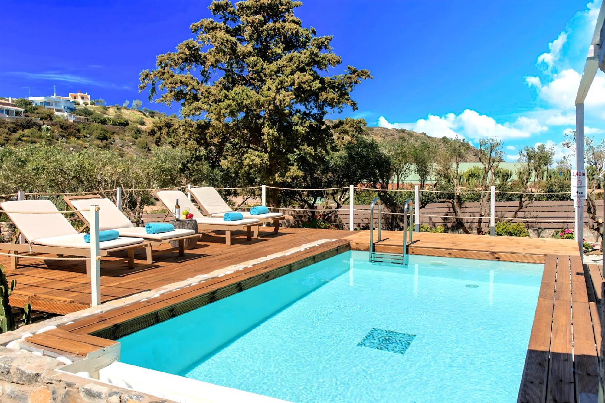 Cretan Lodge Heated Pool Ágios Nikólaos Exteriér fotografie